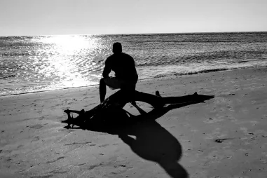 Watching The Sunset beach