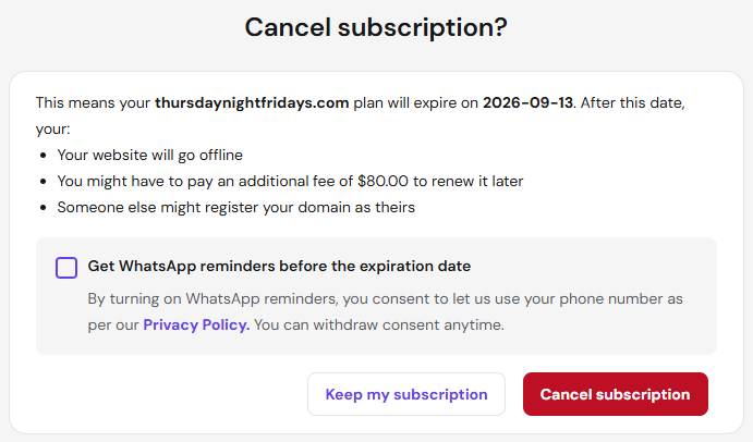 thursdaynightfriday-com-domain-cancellation thursdaynightfriday-com-domain-cancellation